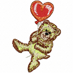 Teddy Embroidery Design 9
